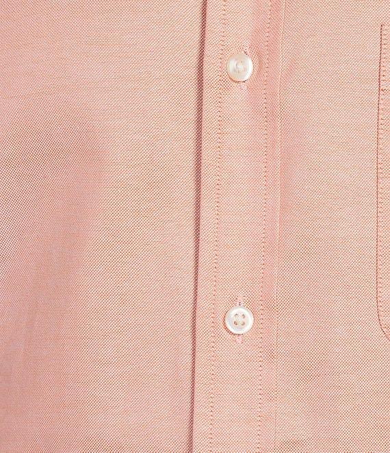 Roundtree & Yorke Long Sleeve Solid Oxford Sport Shirt Product Image