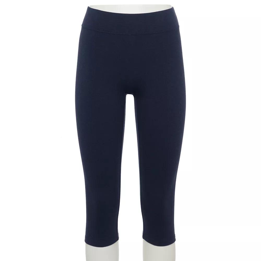 Women's Sonoma Goods For Life® Wide-Waistband Capri Leggings,  Product Image