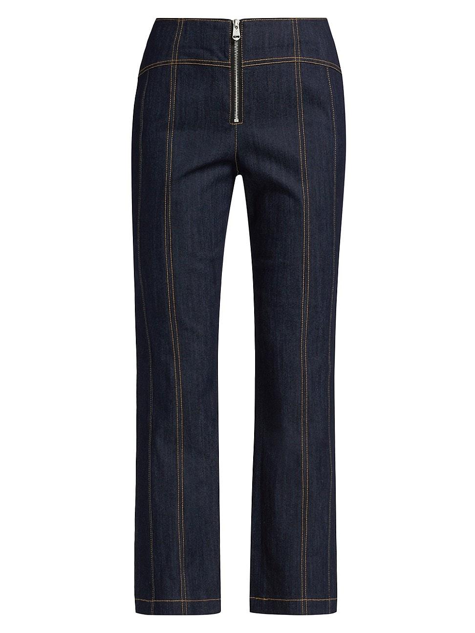 Womens Loren High-Rise Stretch Straight Crop Jeans Product Image