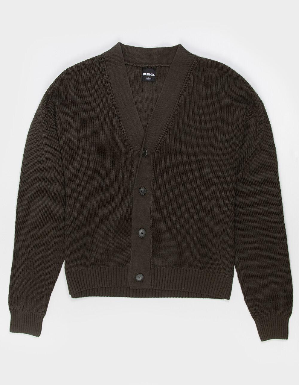 RSQ Mens Cardigan - OLIVE Product Image