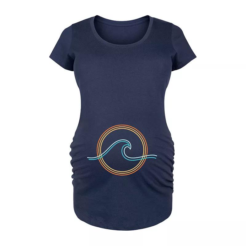 Maternity Sun Wave Graphic Tee, Womens Product Image