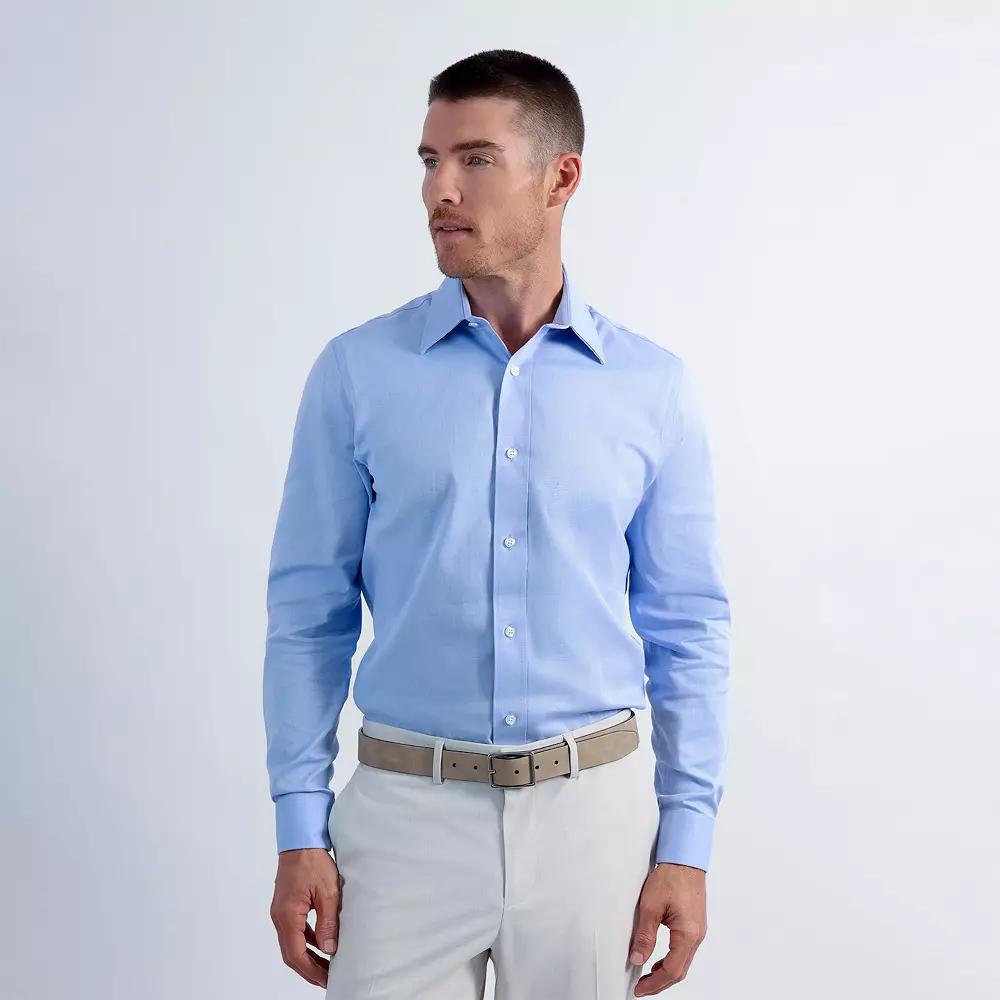 Mens Haggar Premium Comfort Slim Fit Dress Shirt Product Image