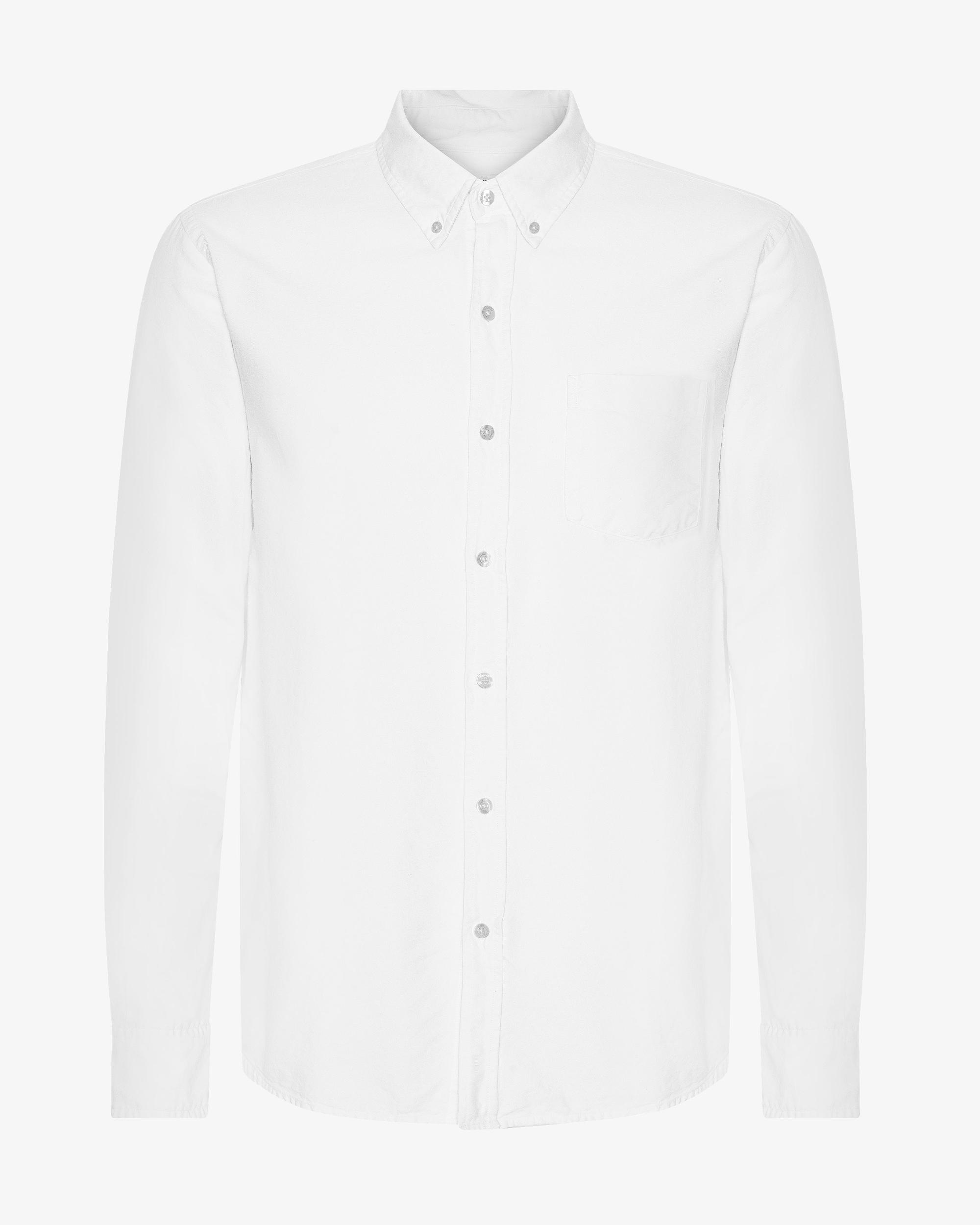 Organic Button Down Shirt - Optical White Product Image
