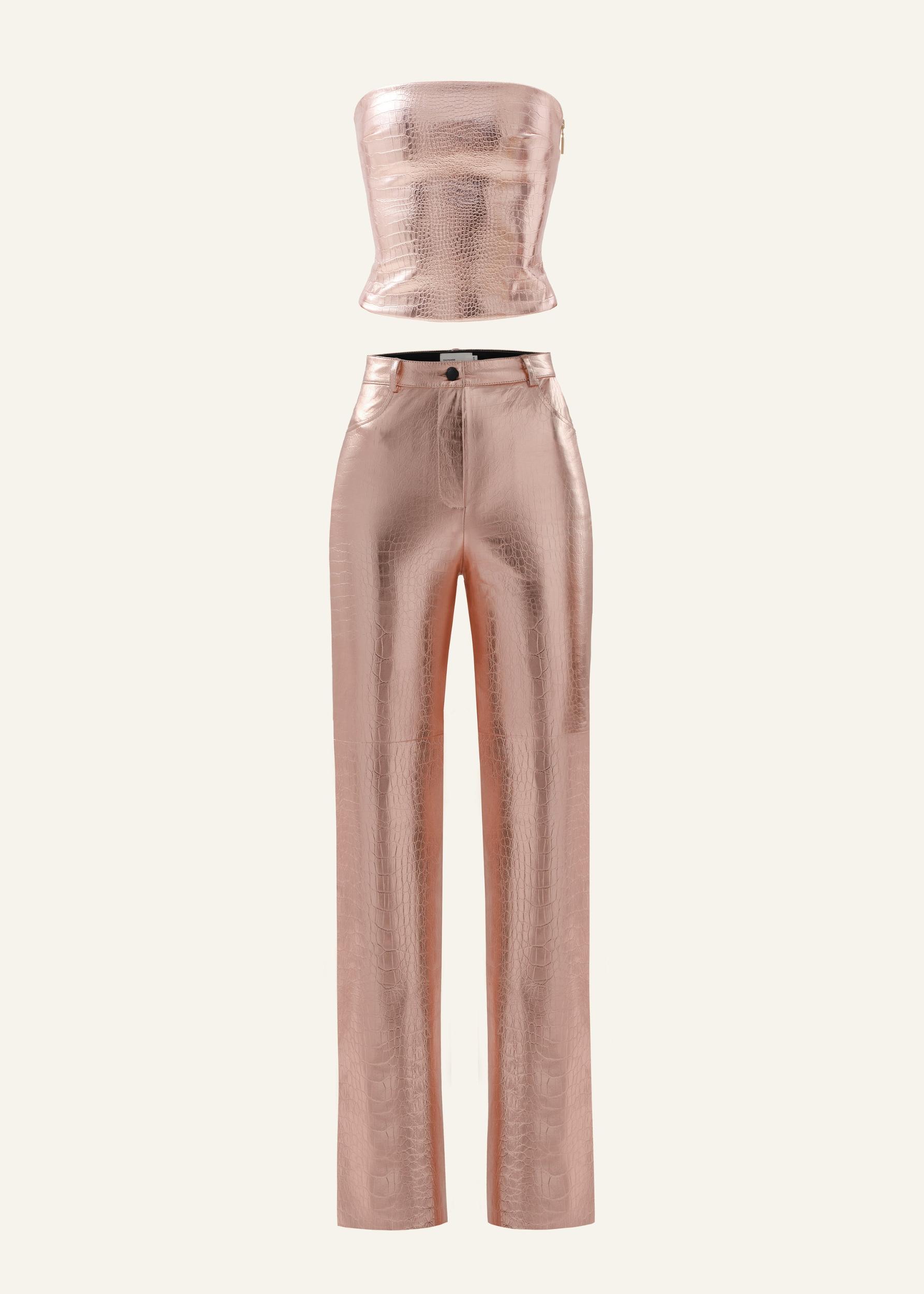 Killa pants in Pink Croc Product Image