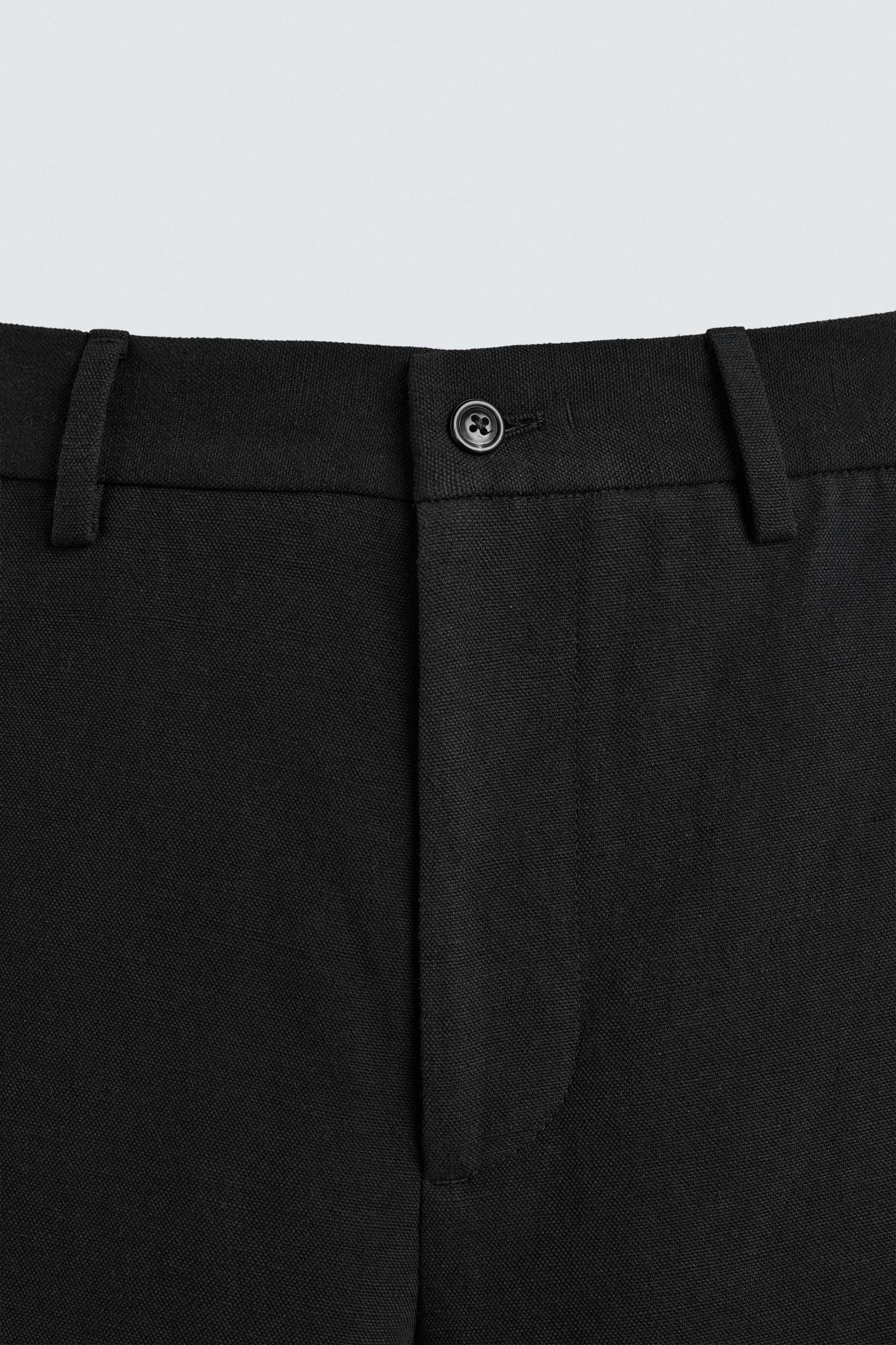 COTTON - LINEN SUIT PANTS Product Image