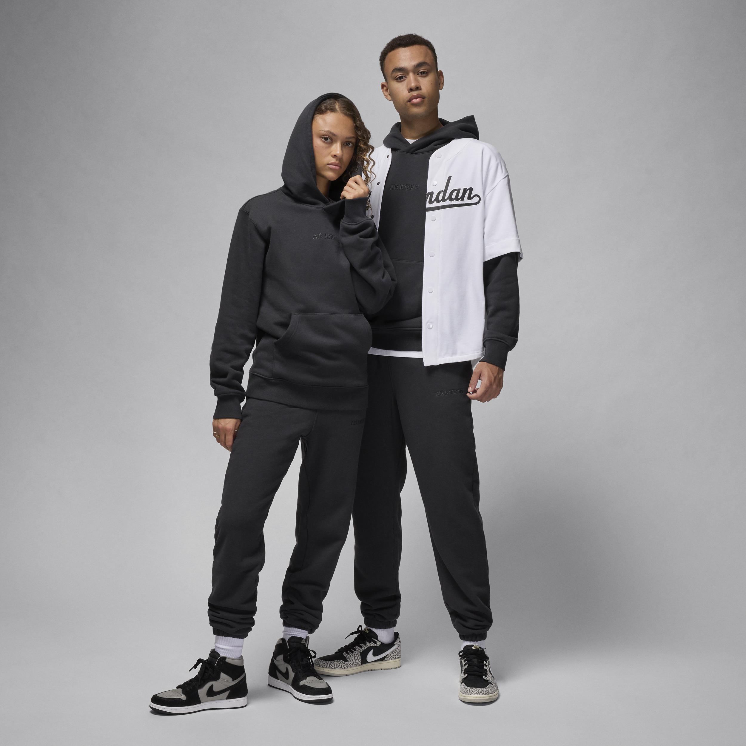 Air Jordan Wordmark Men's Fleece Pullover Hoodie Product Image