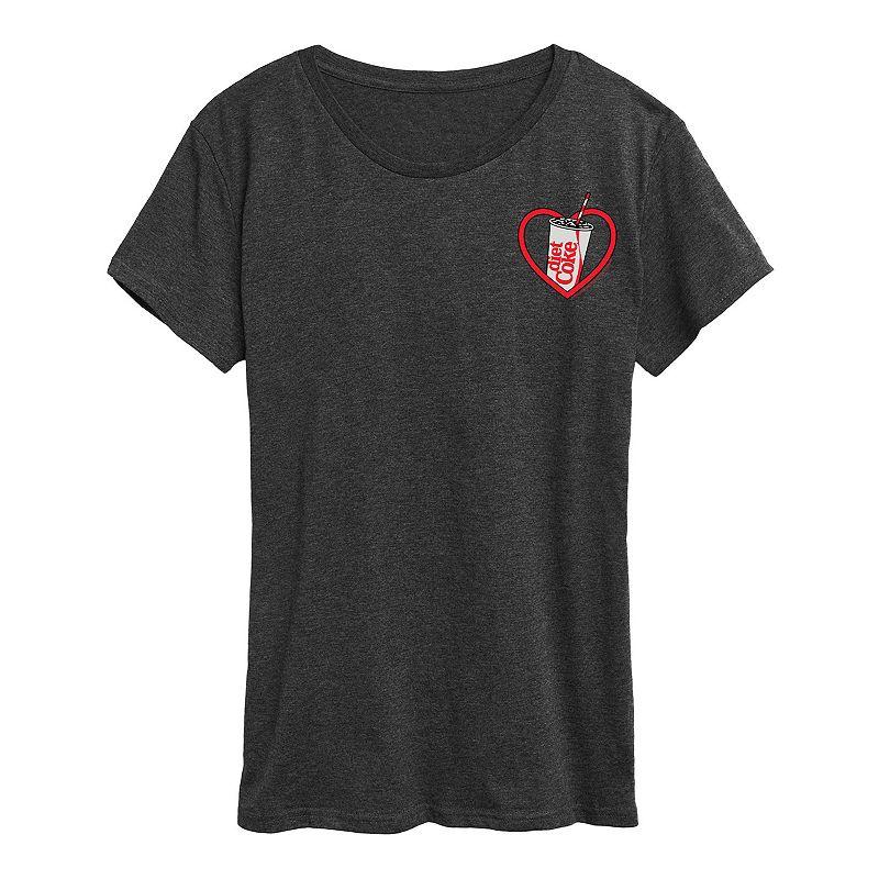 Women's Diet Coke Heart Graphic Tee,  Product Image