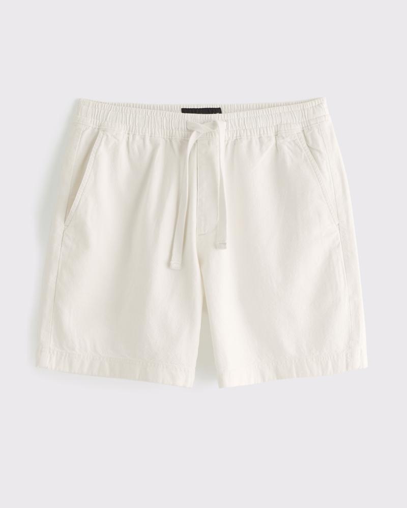 Cotton Texture Pull-On Short Product Image