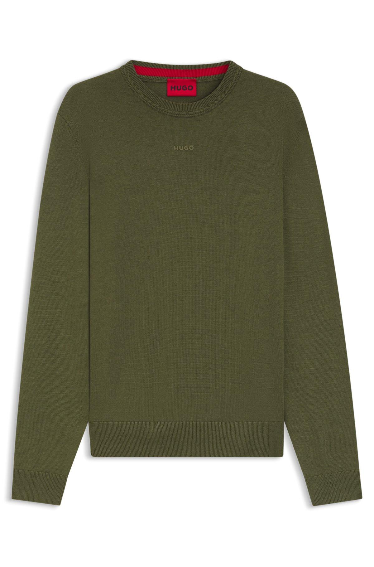 Logo-detail sweater in cotton Product Image