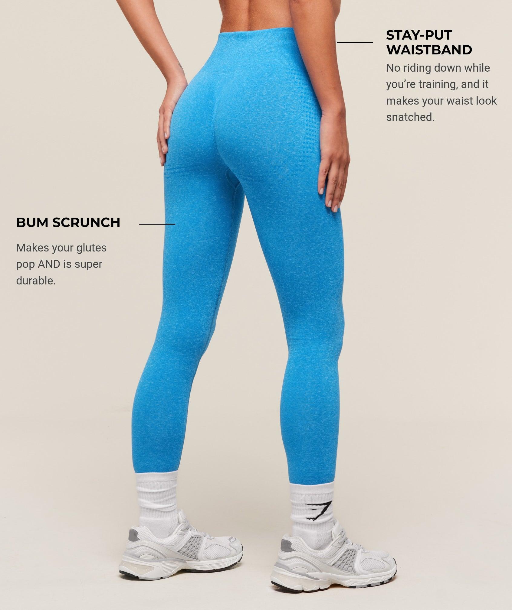 Gymshark Vital Soft Leggings - Electric Blue/Marl Female Product Image