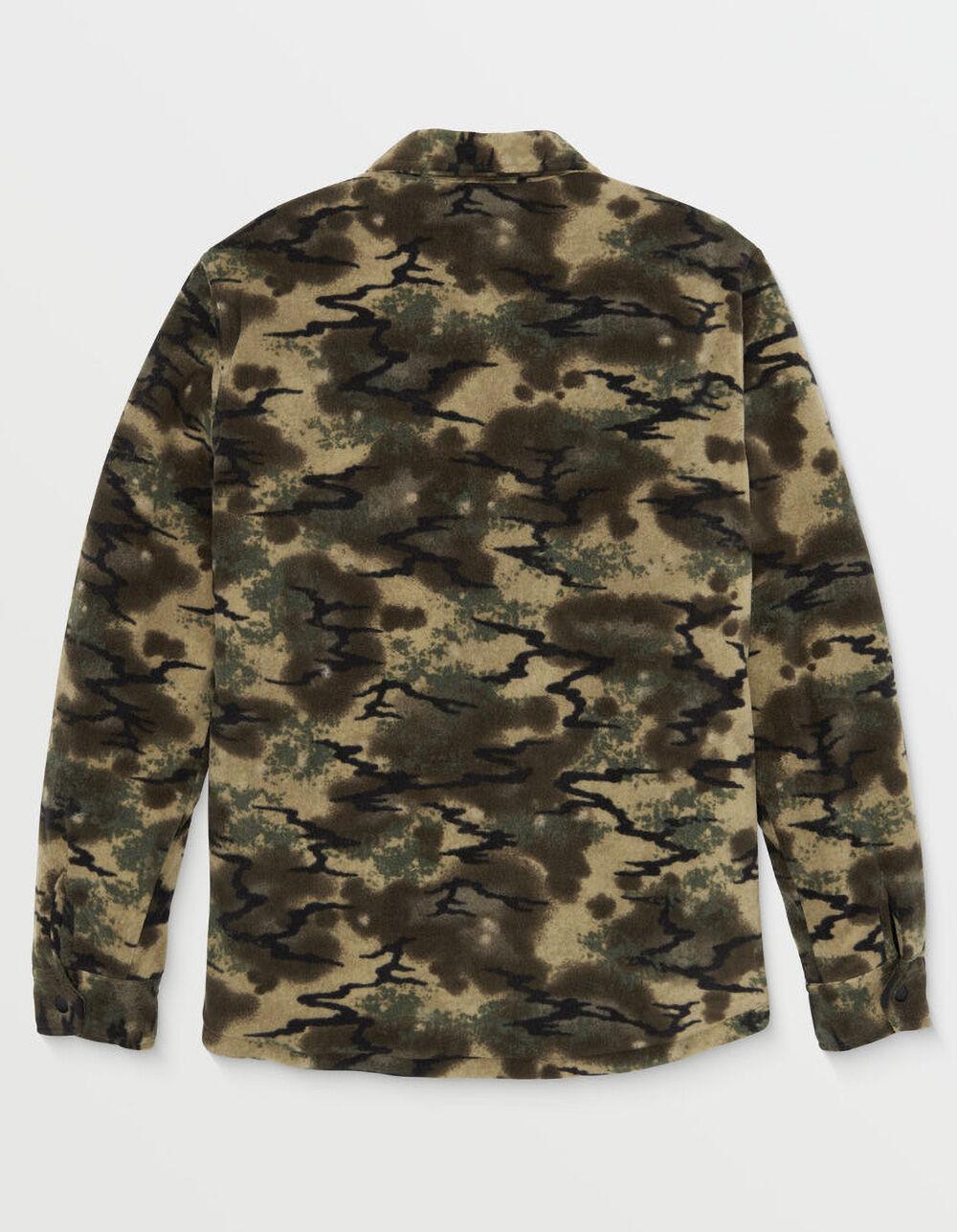 VOLCOM Bowered Mens Fleece Coaches Jacket - CAMO Product Image