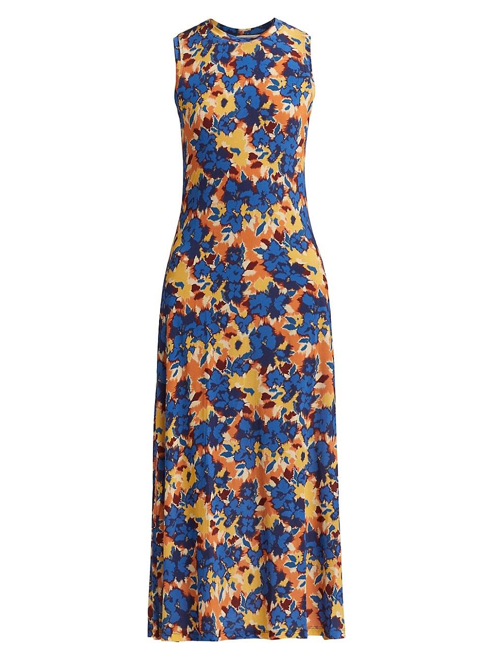Womens Orla Floral Jersey Midi-Dress Product Image