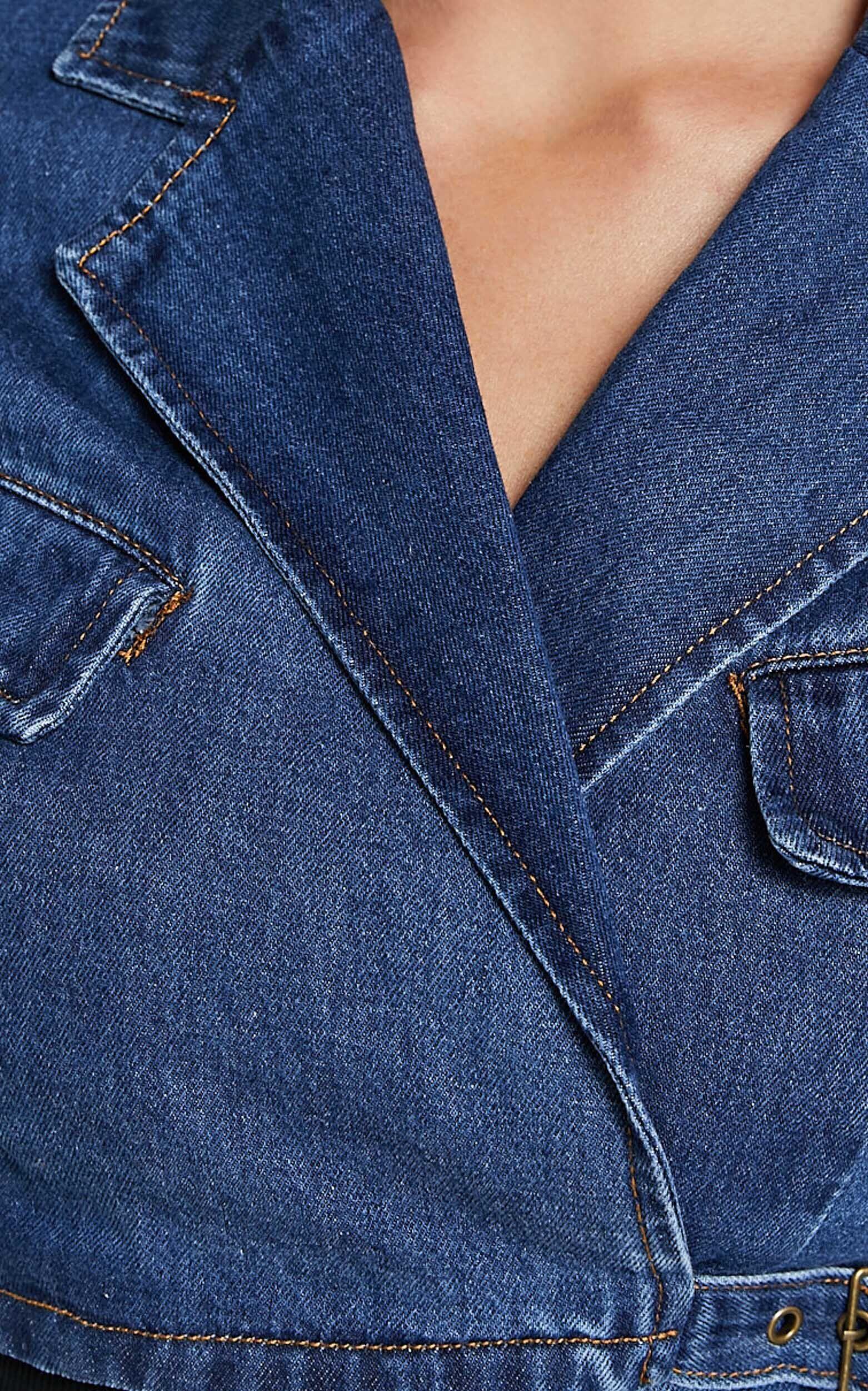 Lioness - Anja Crop in Dark Denim Product Image