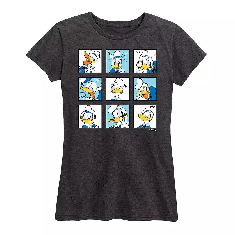 Disney's Donald Duck Women's Grid Graphic Tee,  Product Image