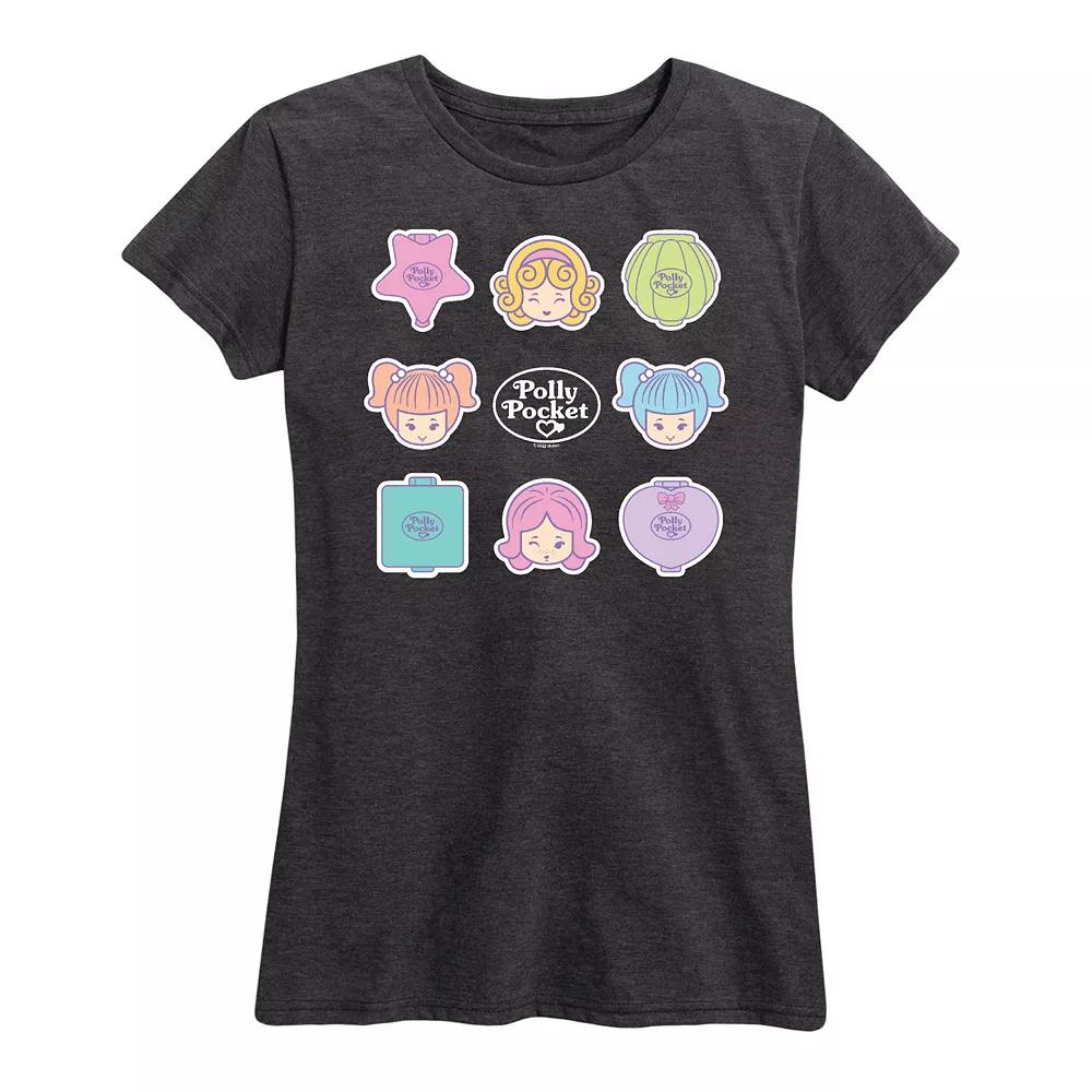 Women's Polly Pocket Grid Graphic Tee,  Product Image