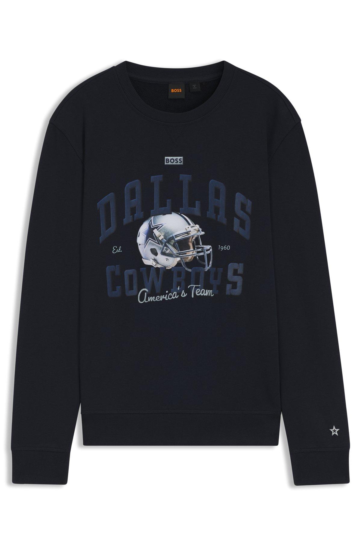 BOSS x DALLAS COWBOYS sweatshirt with helmet graphic Product Image