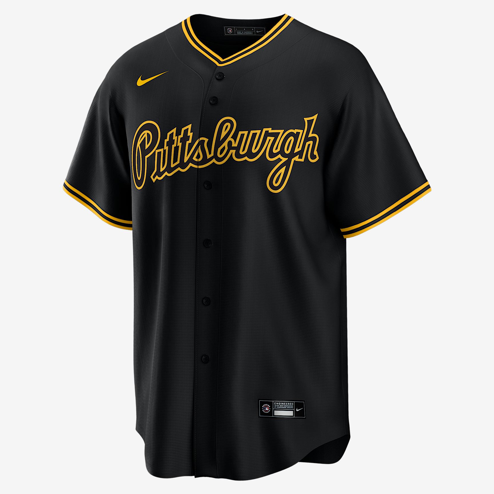 Paul Skenes Pittsburgh Pirates Nike Men's MLB Replica Jersey Product Image