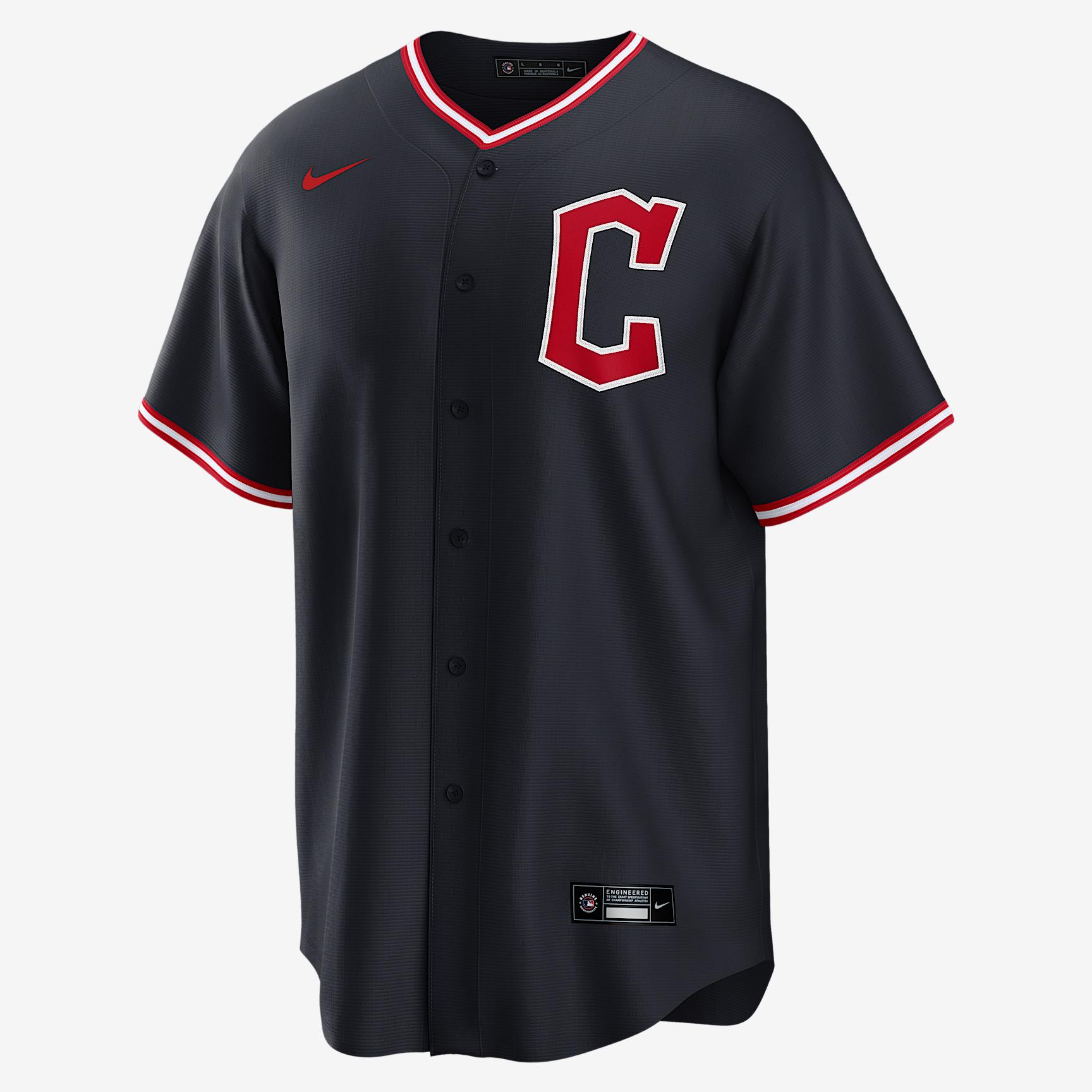 Steven Kwan Cleveland Guardians Nike Men's MLB Replica Jersey Product Image