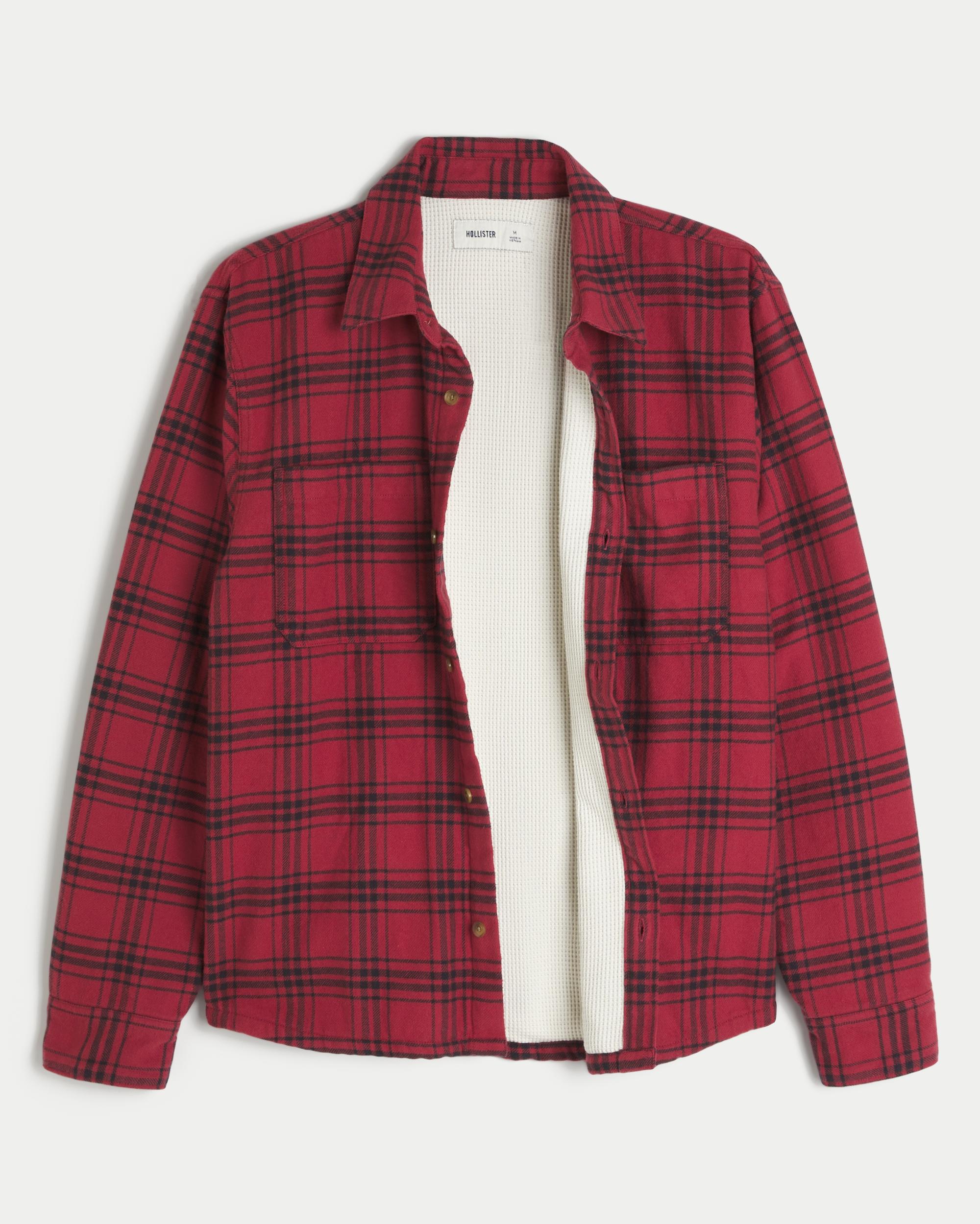 Thermal-Lined Flannel Shirt Product Image
