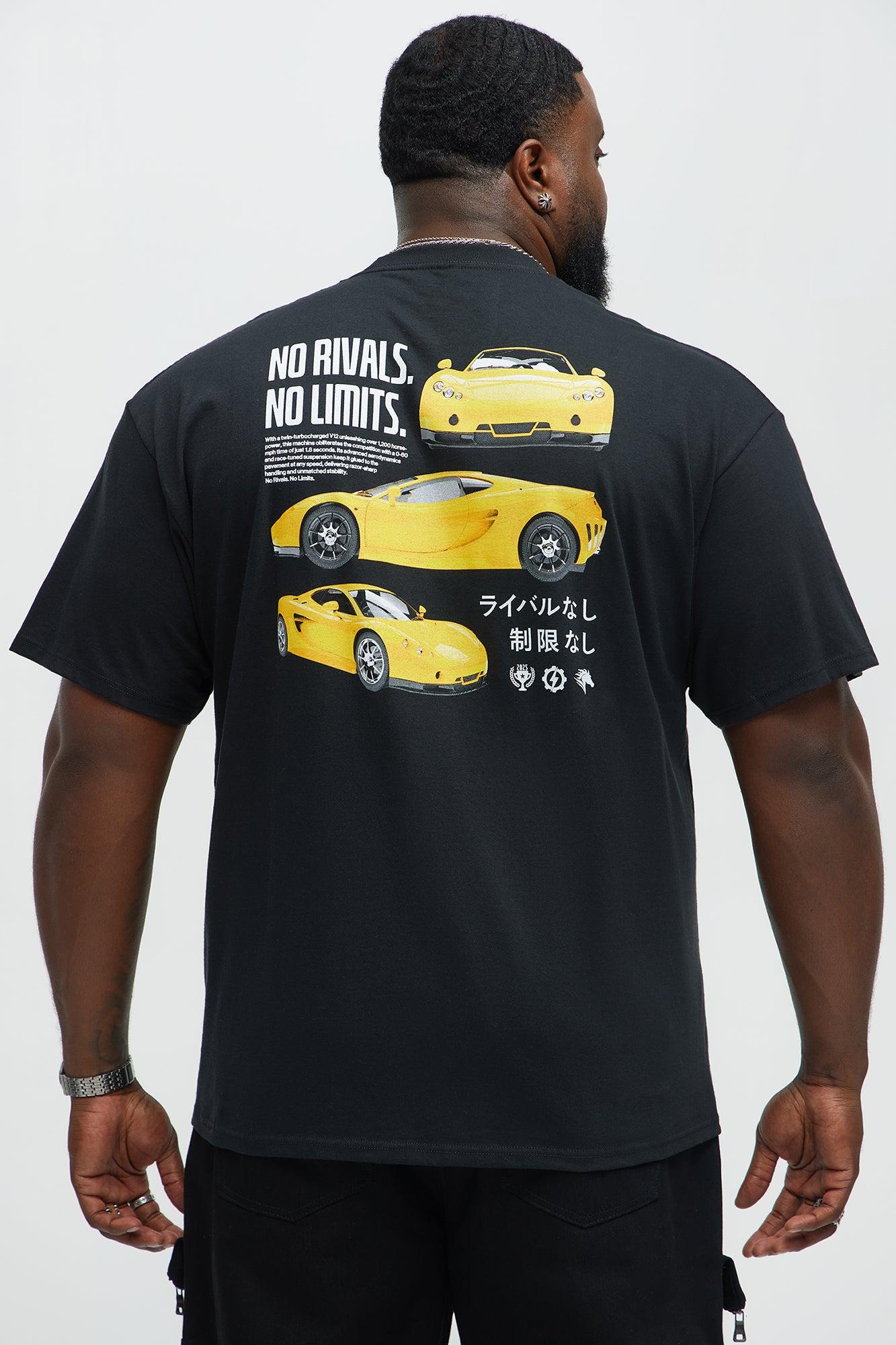 No Rivals No Limits Short Sleeve Tee - Black Male Product Image