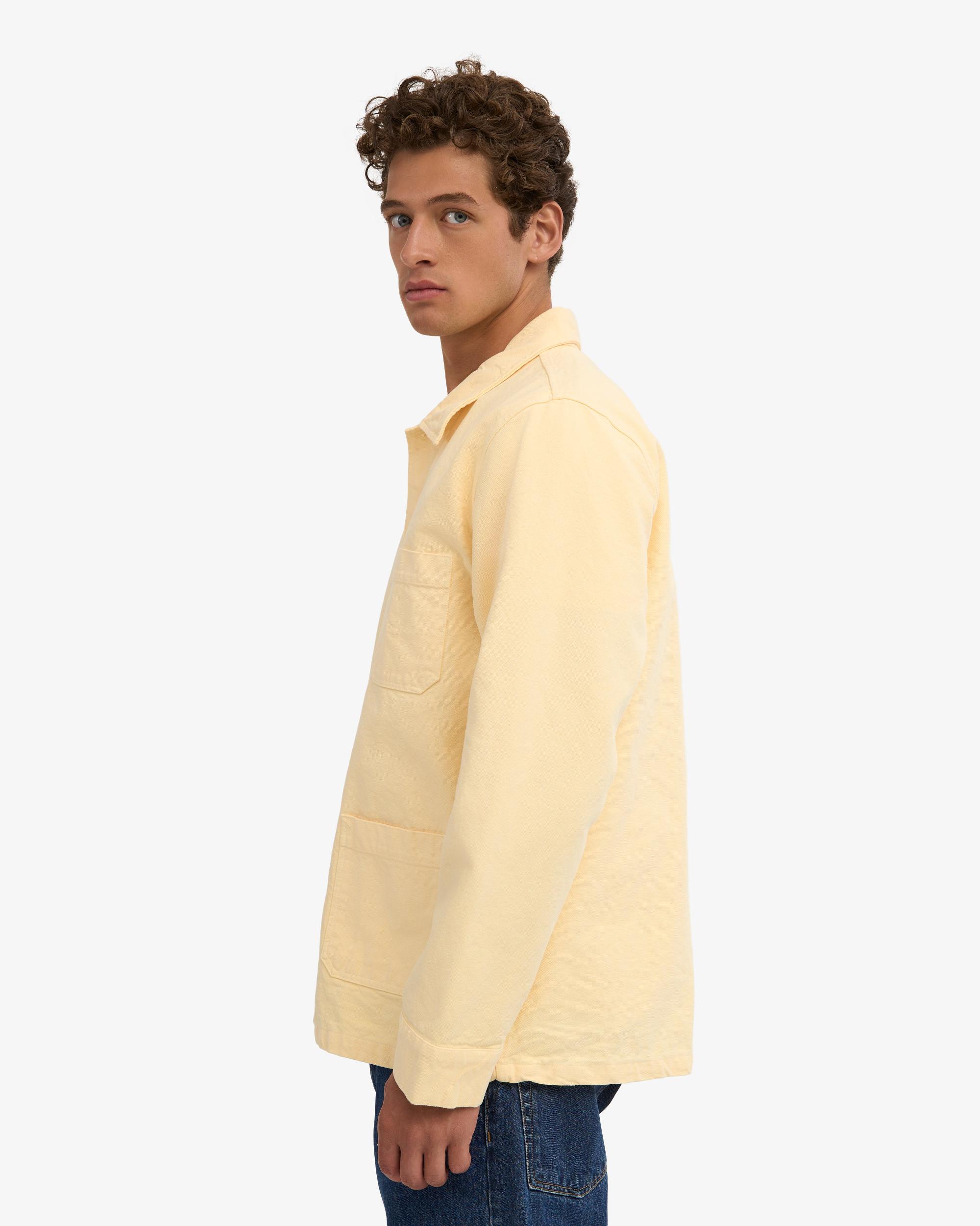 Organic Workwear Jacket - Soft Yellow Product Image