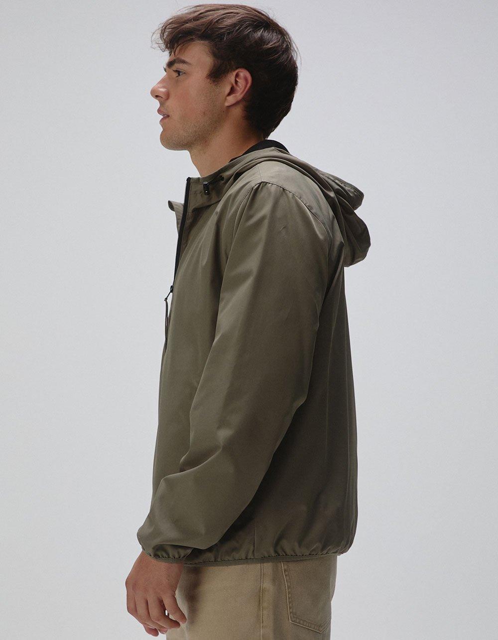 RSQ Mens Windbreaker Jacket - OLIVE Product Image