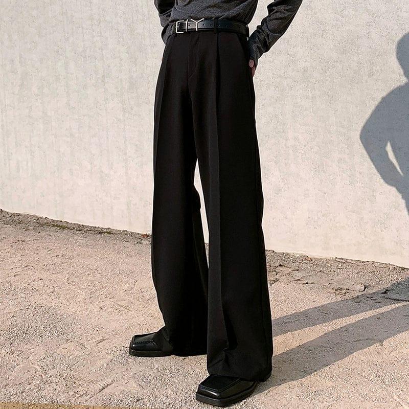 RT No. 11889 WIDE STRAIGHT DRAPE SUIT PANTS Product Image
