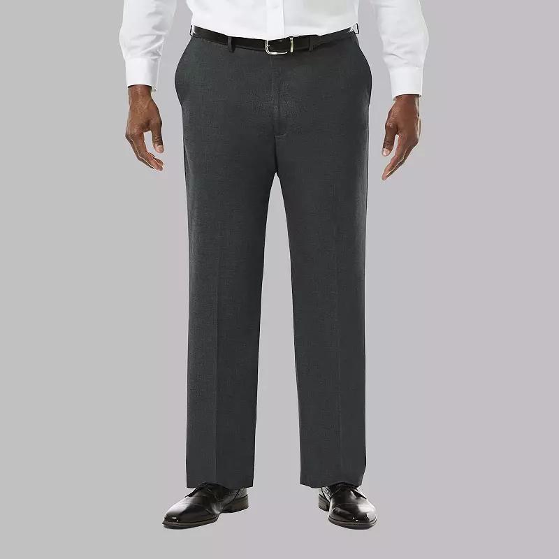 Big & Tall J.M. Haggar Premium Classic-Fit Sharkskin Stretch Flat-Front Suit Pants, Men's,  Product Image