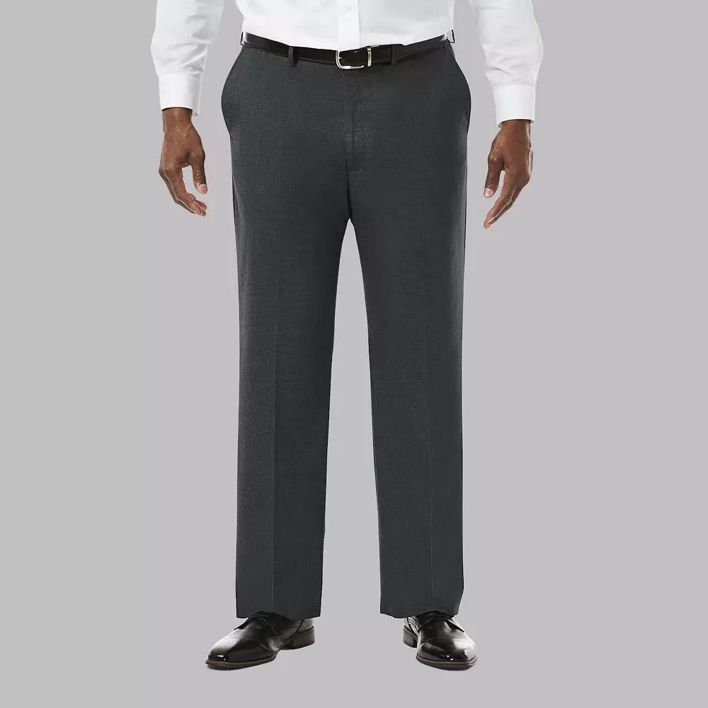 Big & Tall J.M. Haggar Premium Classic-Fit Sharkskin Stretch Flat-Front Suit Pants, Men's,  Product Image
