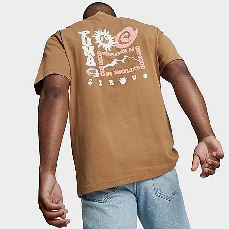 PUMA Mens Downtown Graphic Short-Sleeve T-Shirt Product Image