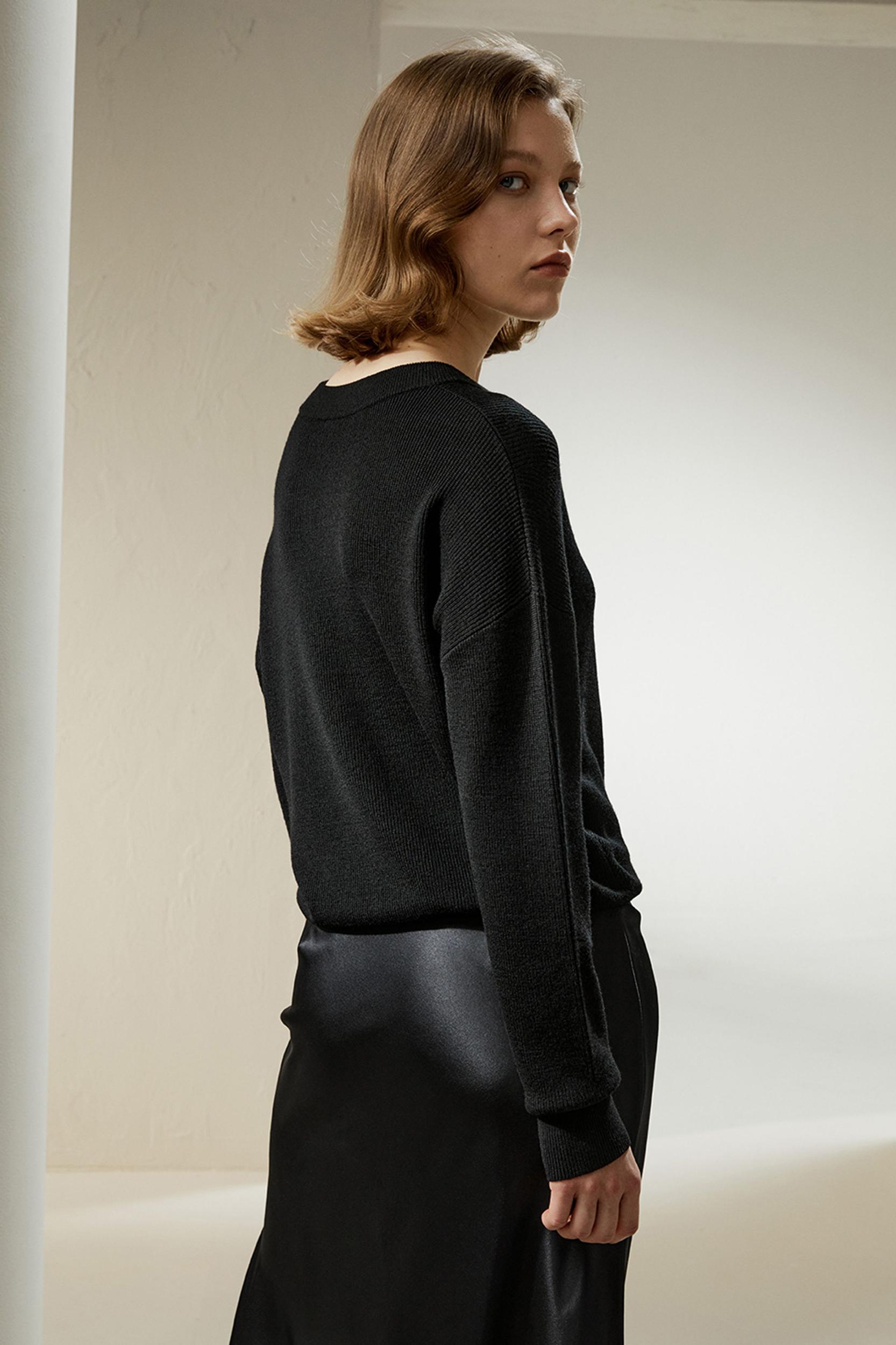 Ultra-fine Merino Wool Crewneck Sweater Product Image