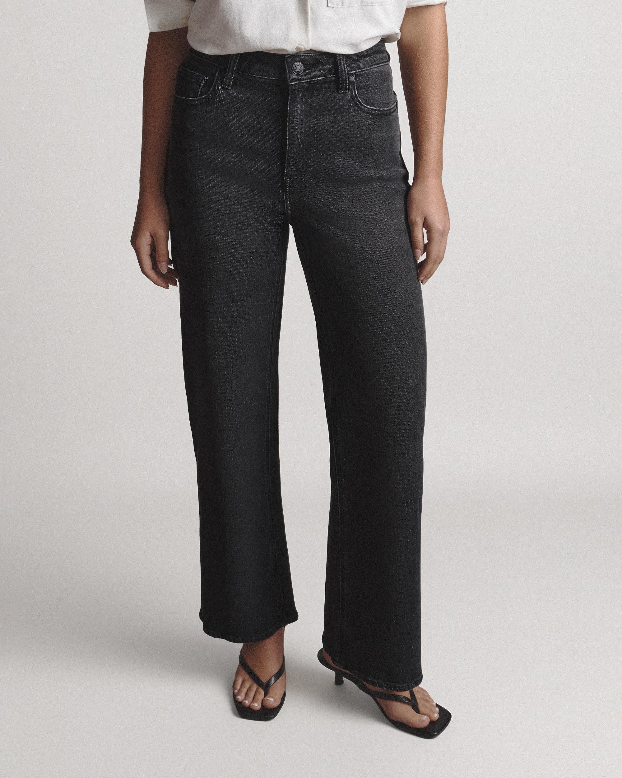 Quince | Women's Bella Stretch Relaxed Straight Jeans Organic Cotton Product Image