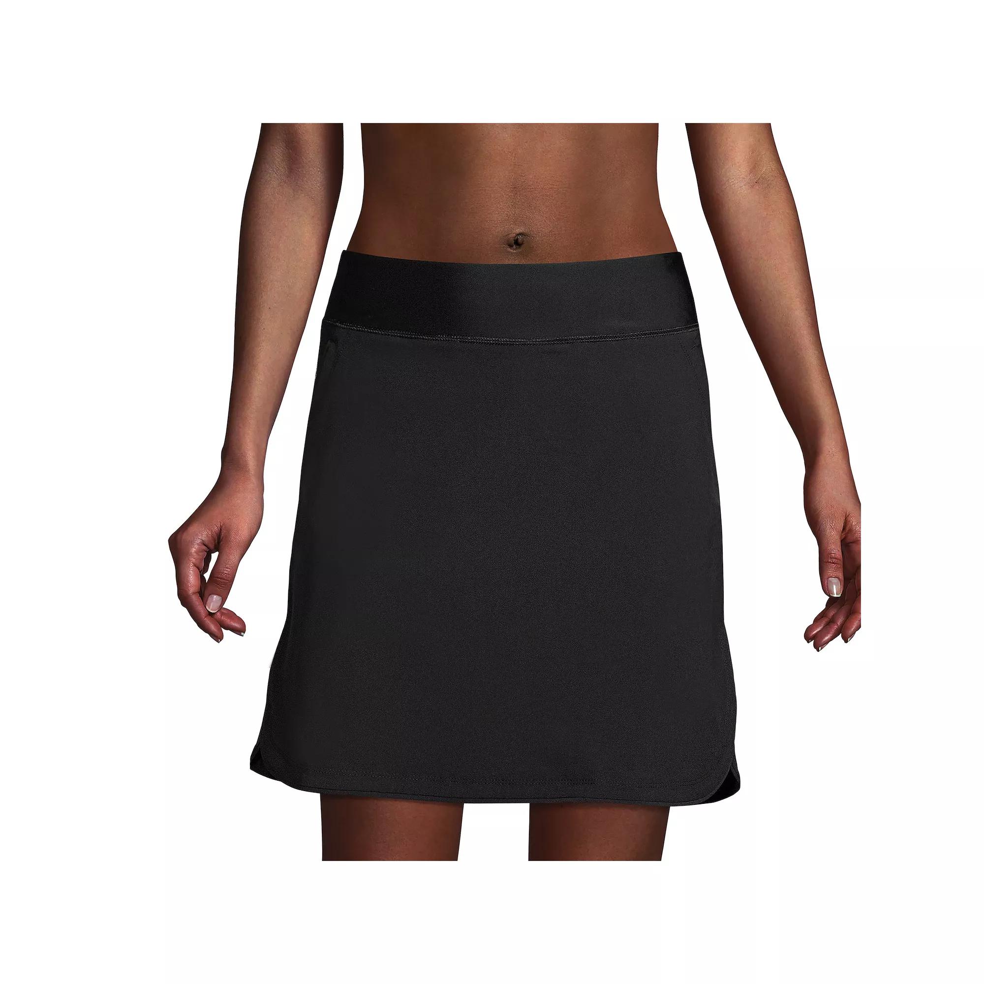 Women's Lands' End Comfort Waist UPF 50 Swim Skirt,  Product Image
