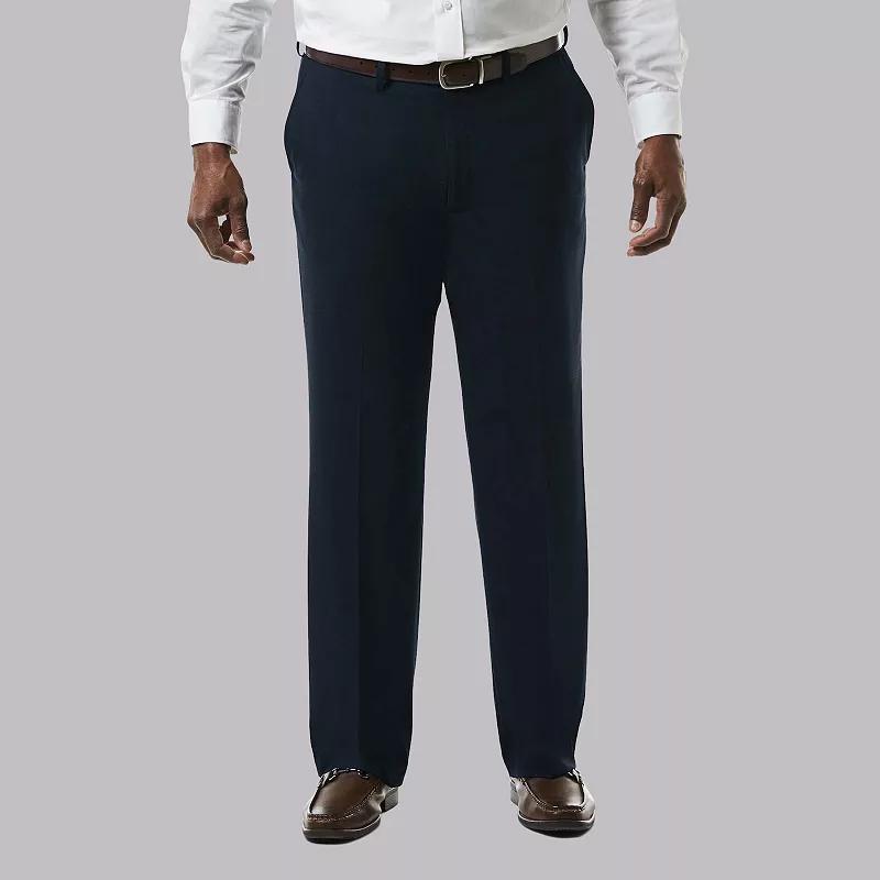 Big & Tall J.M. Haggar Premium Classic-Fit Sharkskin Stretch Flat-Front Suit Pants, Men's,  Product Image
