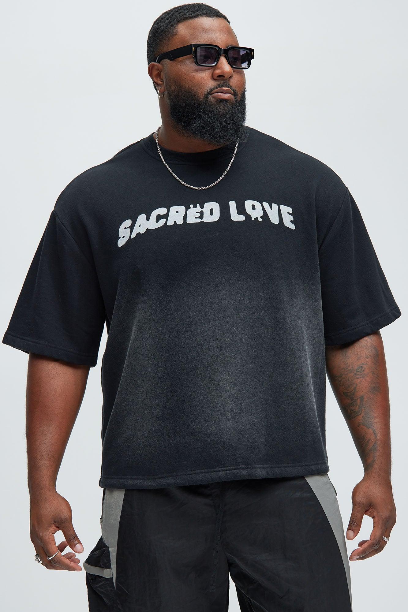 Tyson Sacred Love Relaxed Short Sleeve Tee - Black Product Image