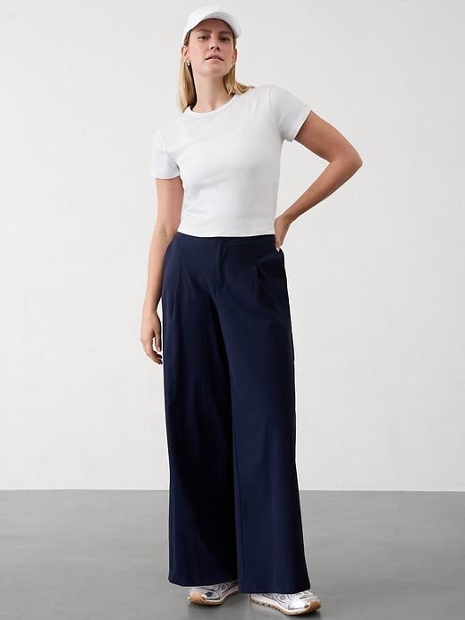 Signature Rib Crop Tee Product Image