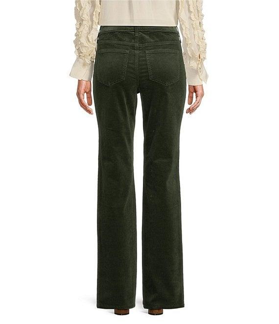 NYDJ Marilyn Straight Leg Mid Rise Fine Wale Corduroy Jeans Product Image