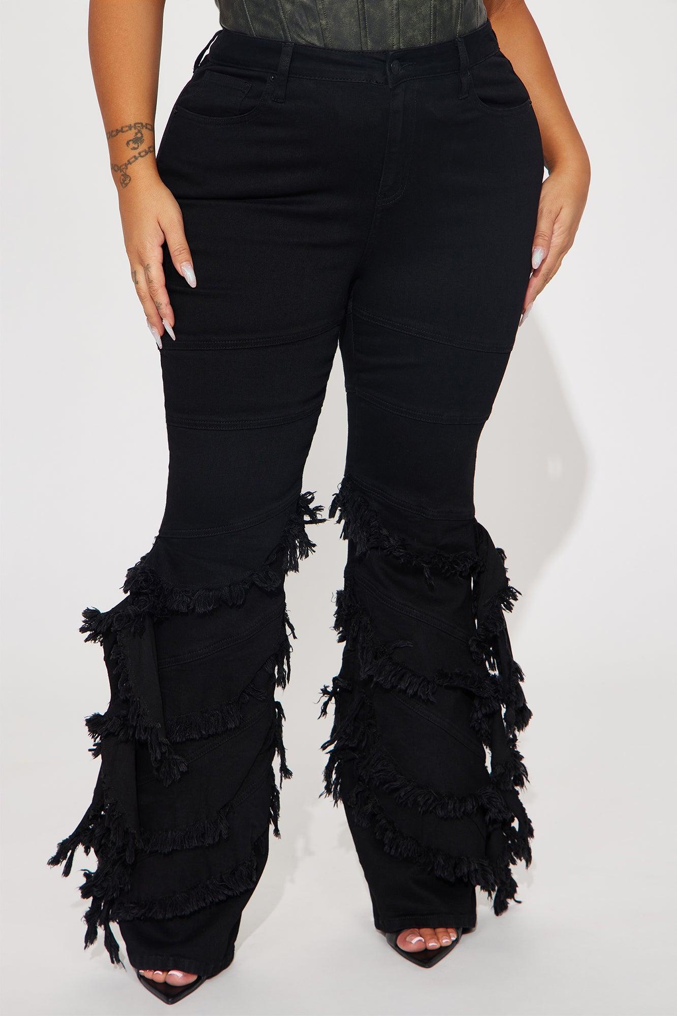 Making A Connection Stretch Bootcut Jeans - Black Product Image