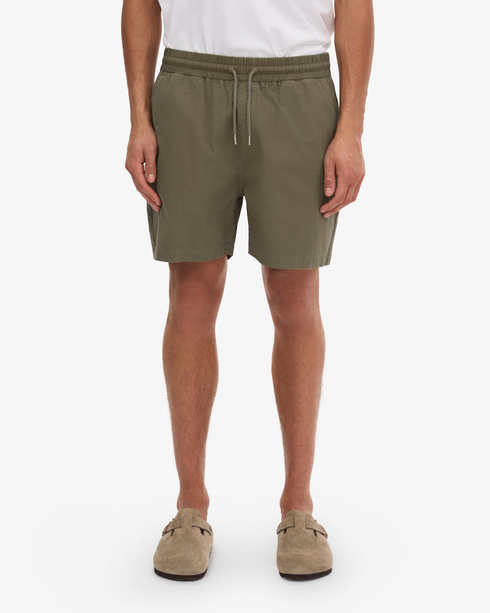 Organic Twill Shorts - Dusty Olive Product Image