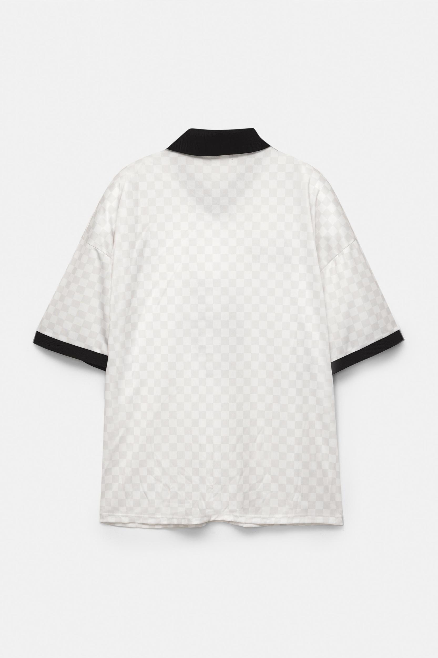 Plaid STWD football T-shirt Product Image