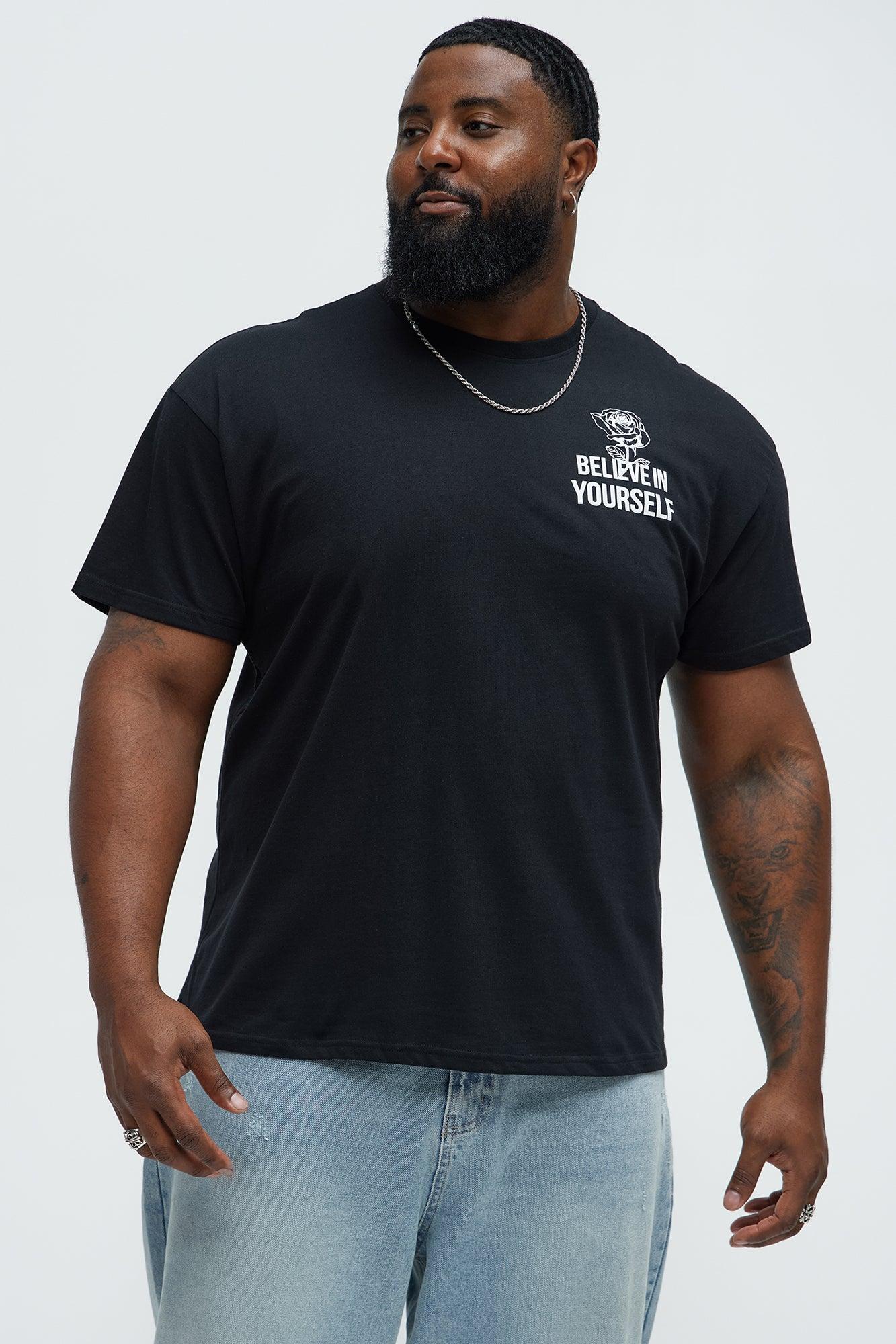 Believe In Yourself Short Sleeve Tee - Black Product Image