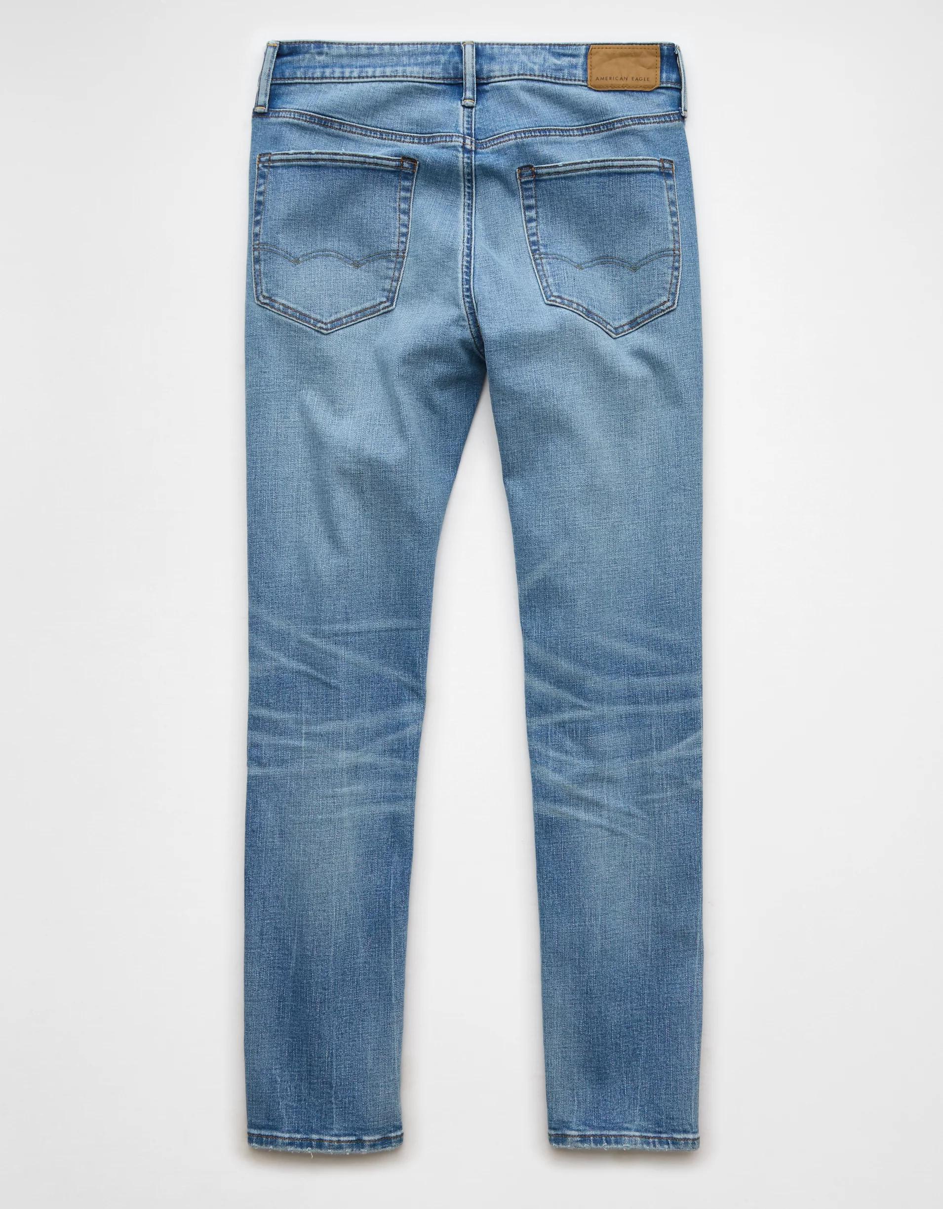 AE AirFlex+ Ripped Slim Straight Jean Product Image