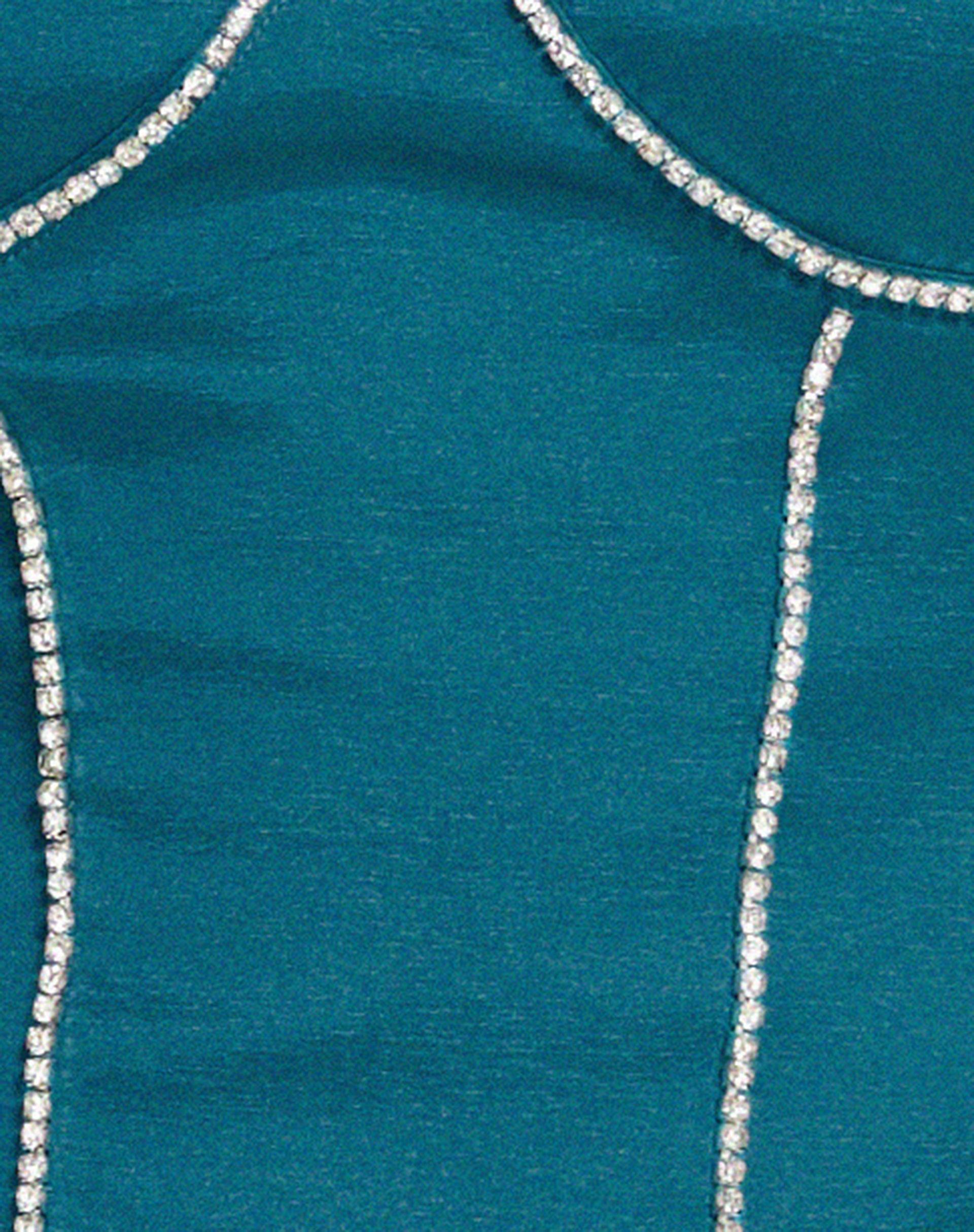 Adsila Corset Top in Aqua Blue Product Image