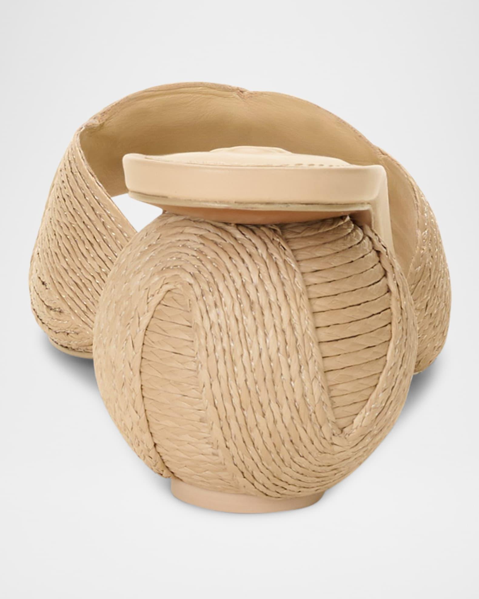 Noor Jute Sphere-Heel Mule Sandals Product Image