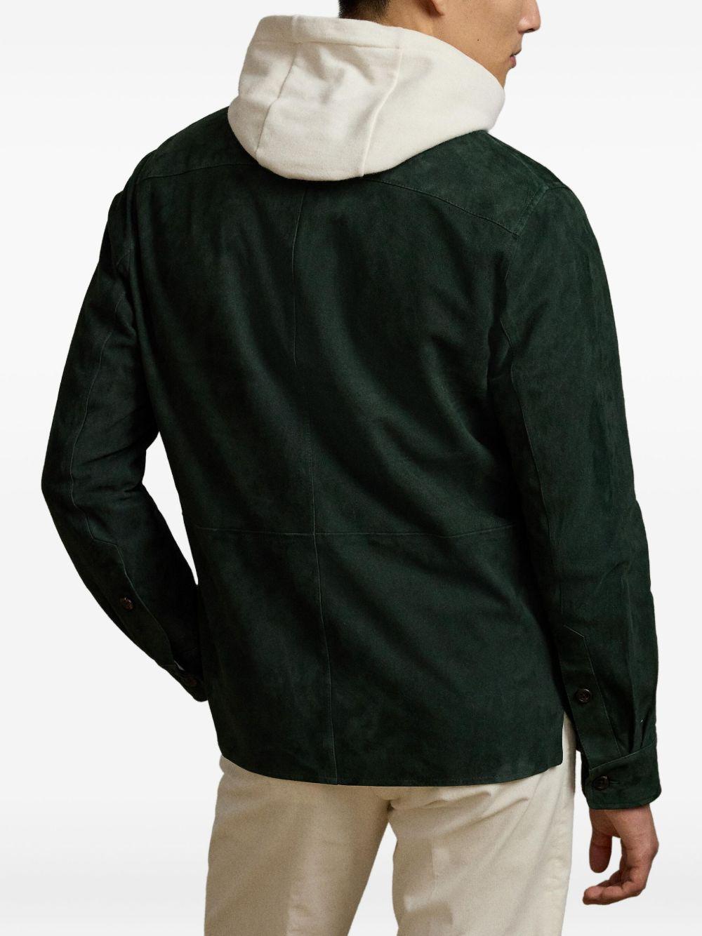 suede shirt jacket Product Image
