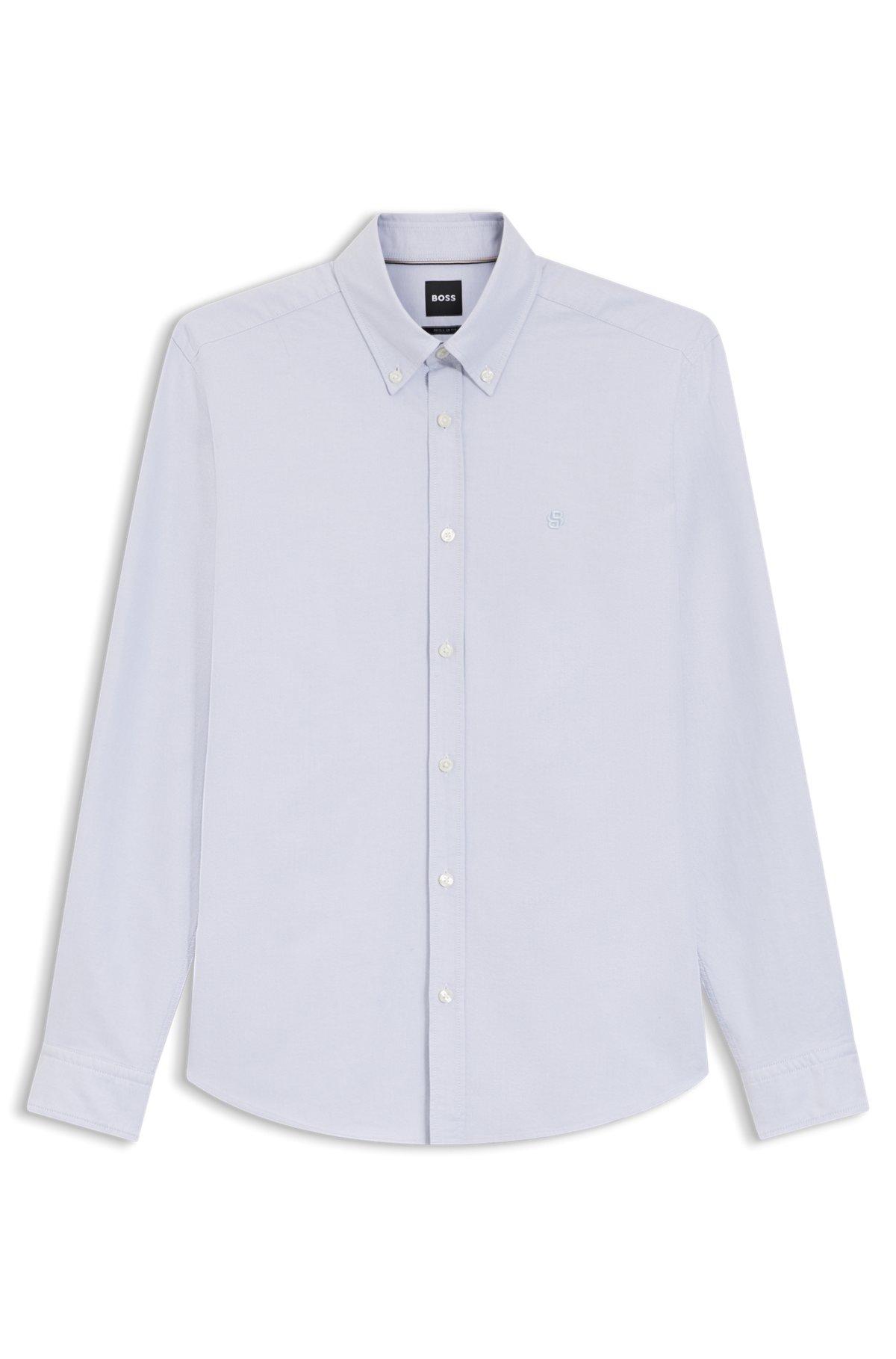 Regular-fit shirt in Oxford cotton Product Image