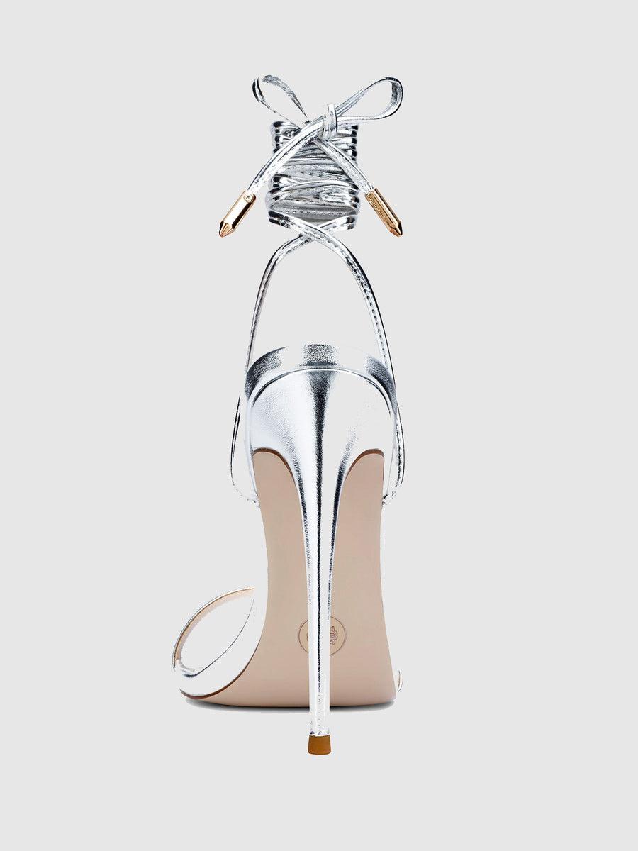 The London Lace-Up Silver Product Image