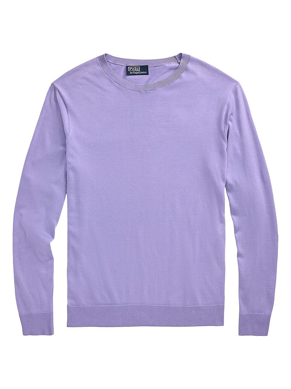 Mens Cotton Crewneck Sweater Product Image