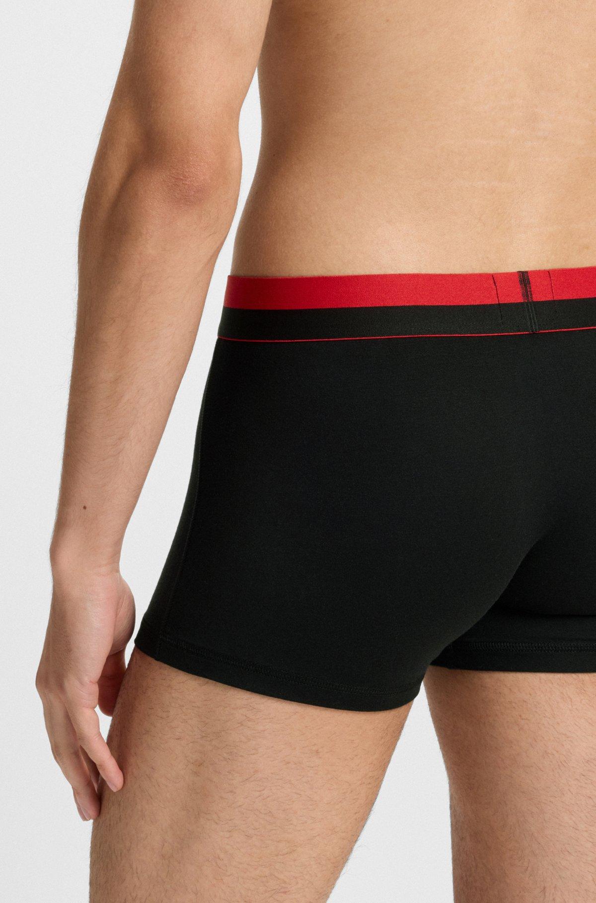 Three-pack of trunks with logo waistbands Product Image