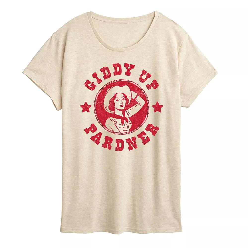 Women's Giddy Up Pardner Graphic Tee,  Product Image